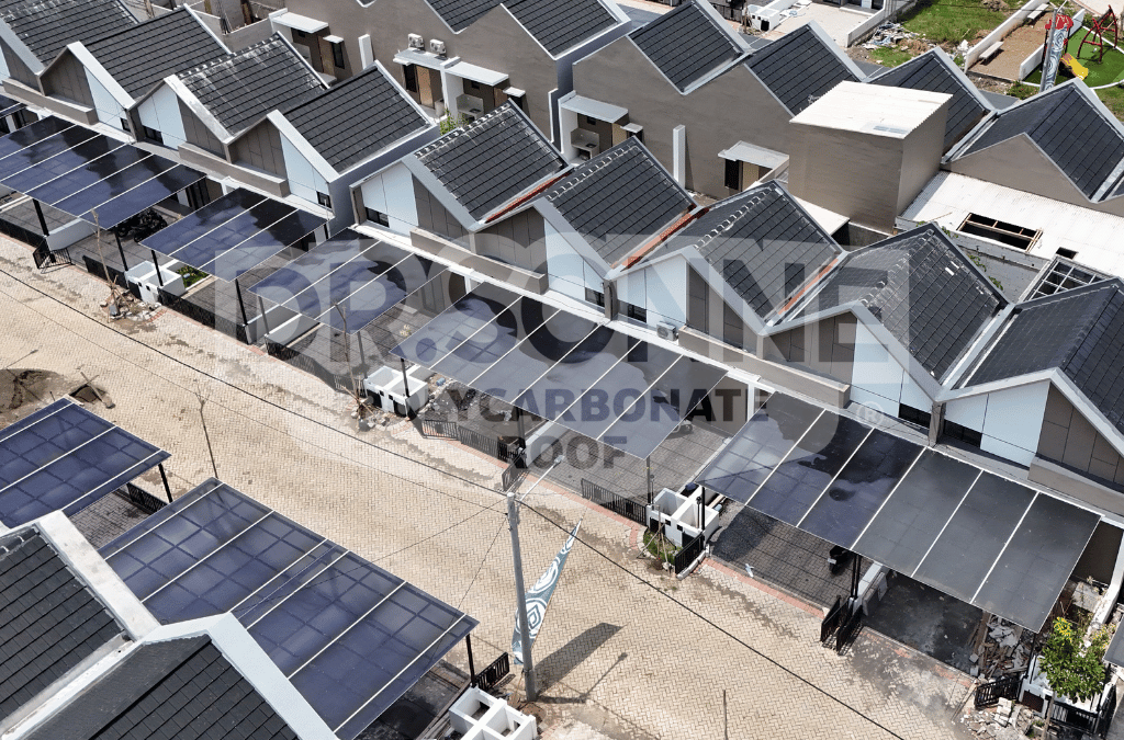 polycarbonate DR.SONNE proyek perumahan