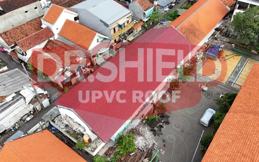 Proyek SDN Sidotopo Surabaya Percayakan Atap UPVC DR.SHIELD untuk Mendukung Kenyamanan Sekolah